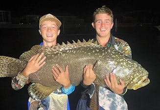 Teenagers' monster catch was no joke